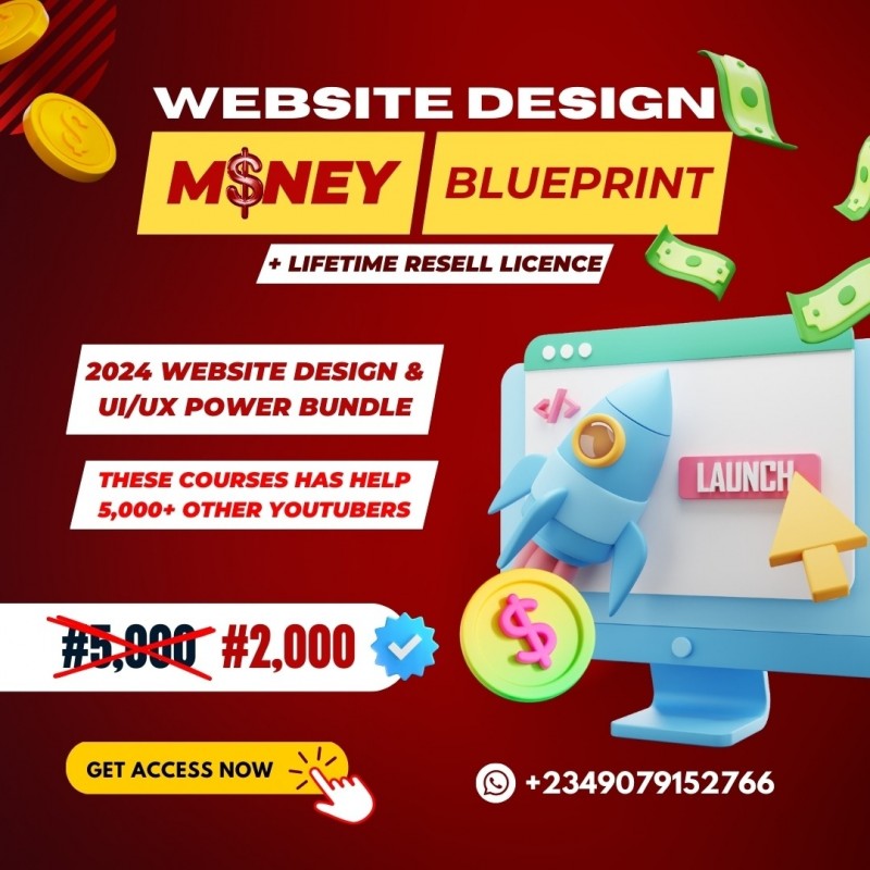 Website Design Money Blueprint: 2024 Website Design & UI/UX Power Bundle