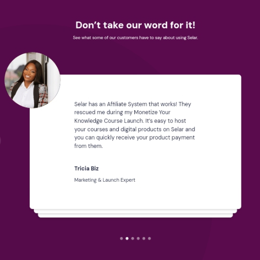 Customer review 1