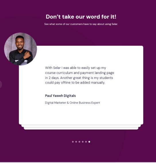 Customer review 5