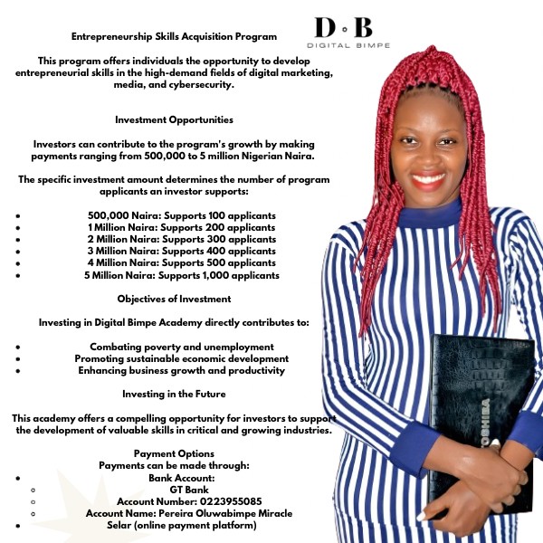 Investors in Digital Bimpe Academy