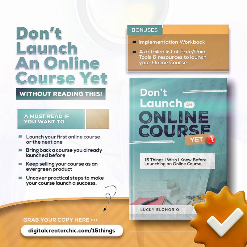 .Don't Launch An Online Course Yet eBook