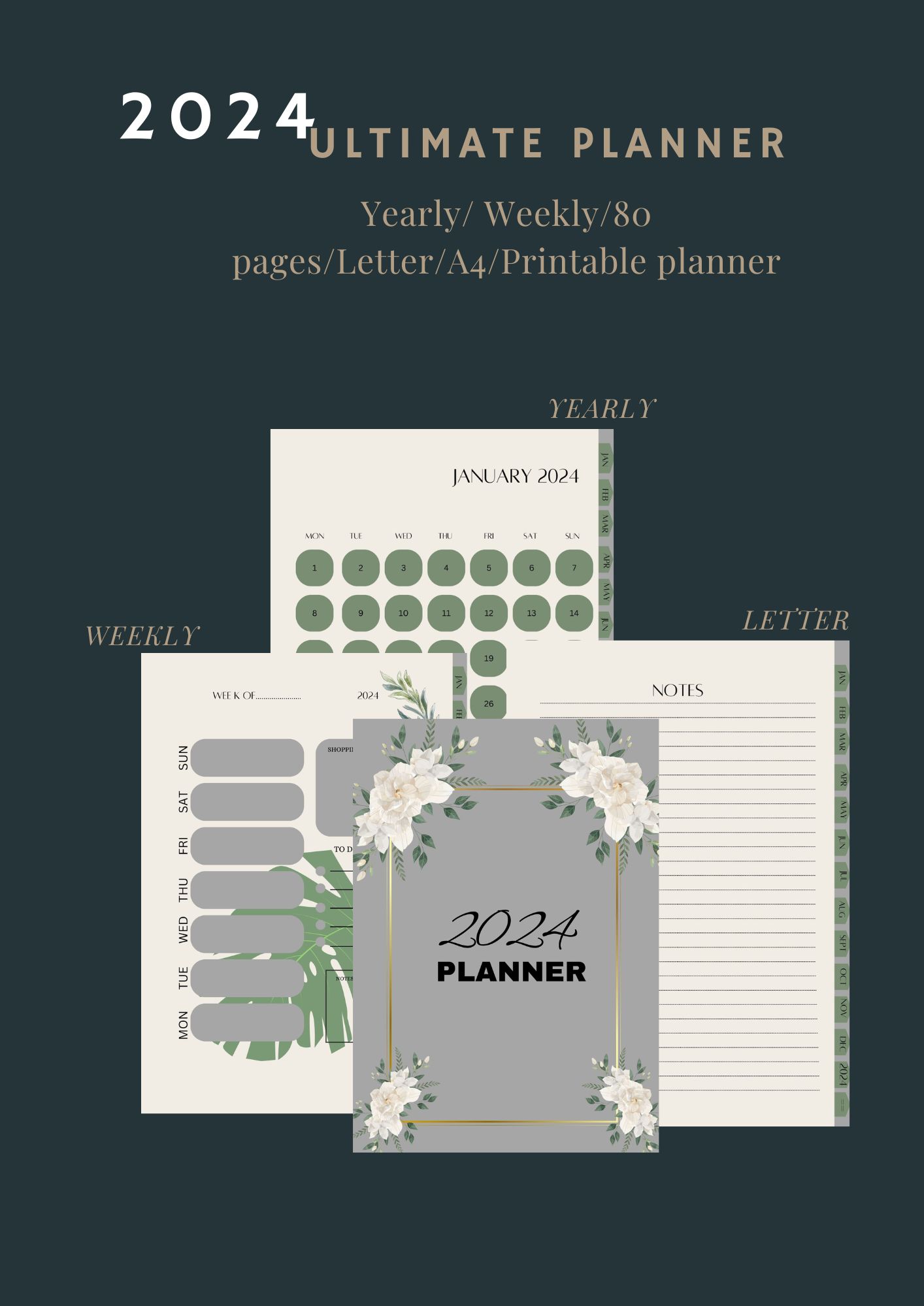 Buy ULTIMATE 2024 DIGITAL PLANNER by Digital Emporium on Selar