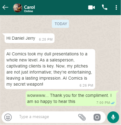 Customer review 1