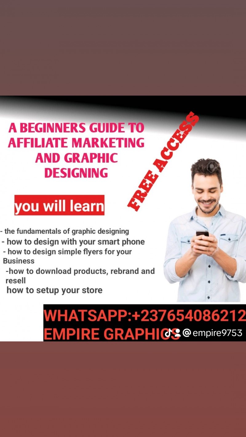 Basic graphic designing and affiliate marketing