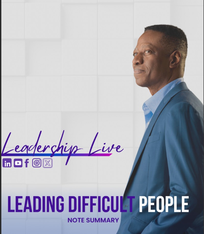 Leading Difficult People Note Summary