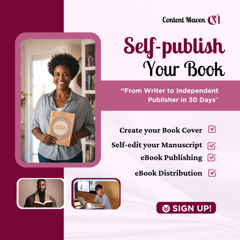 Self-publish Your Book (SYB) Coaching Program