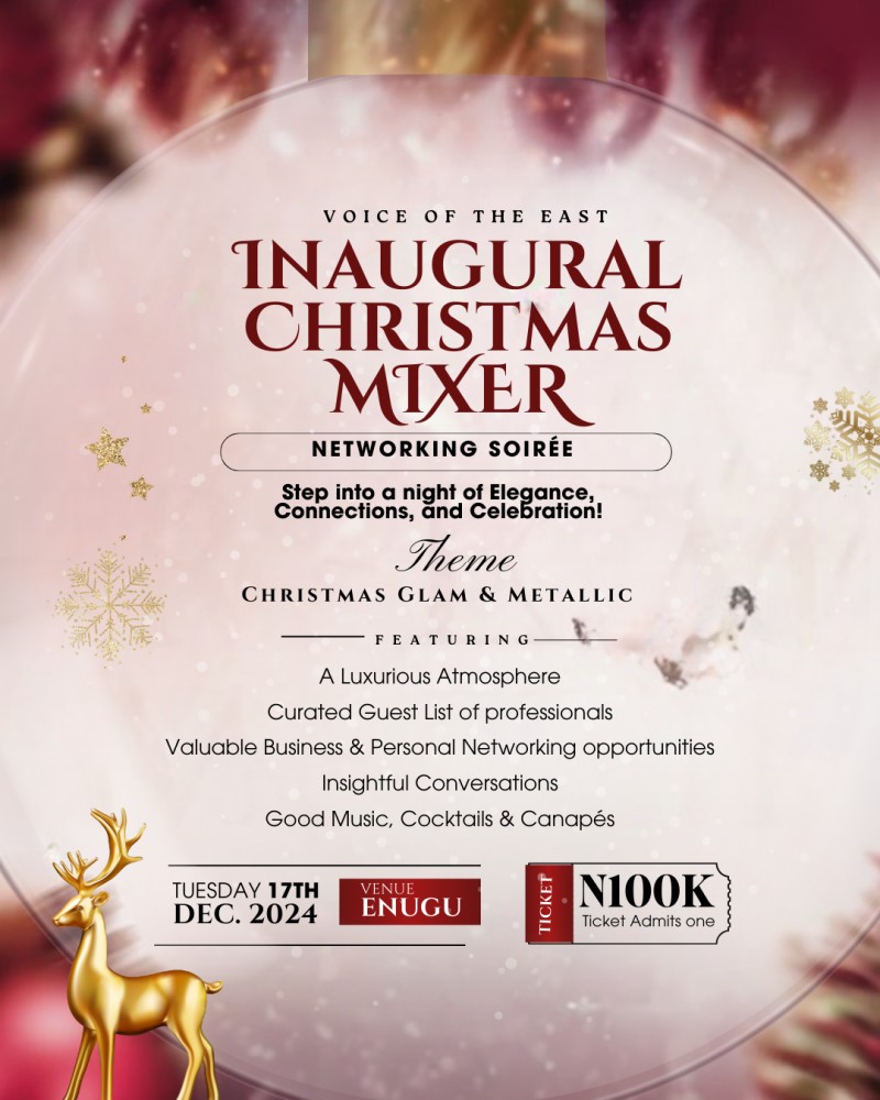 Voice of the East Inaugural Christmas Mixer: Networking Soirée