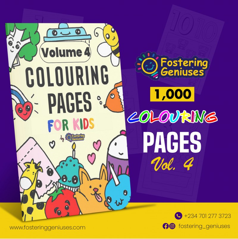 1000 Colouring Page. Vol 4