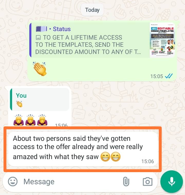 Customer review 1