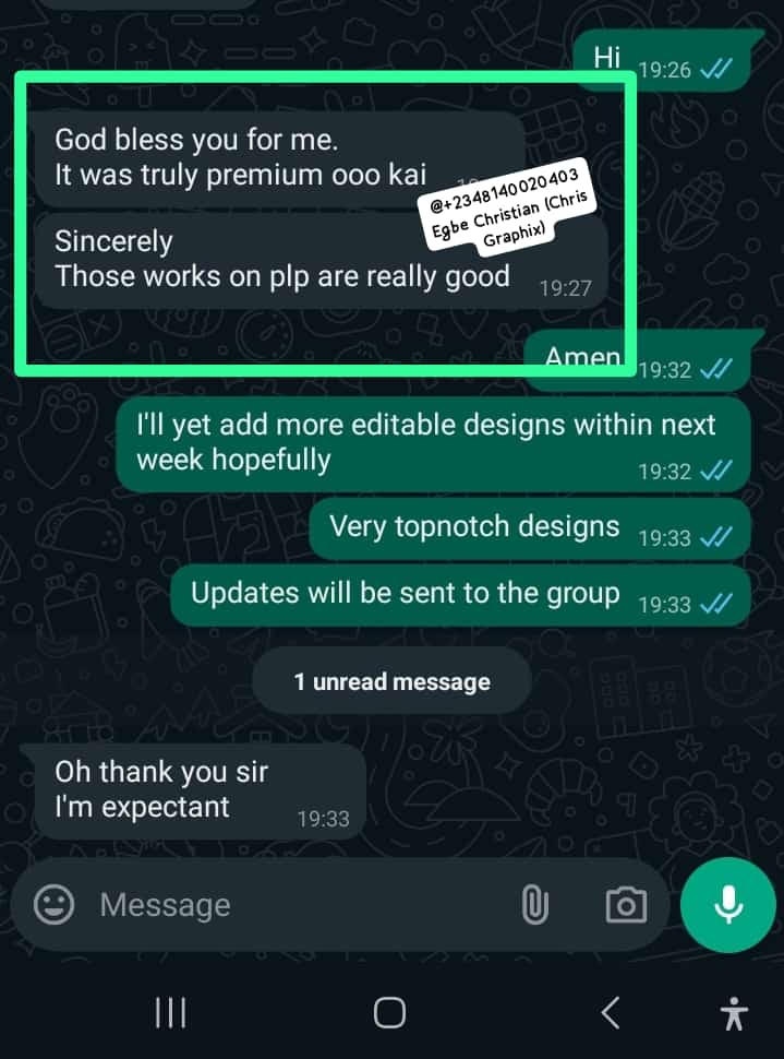 Customer review 1