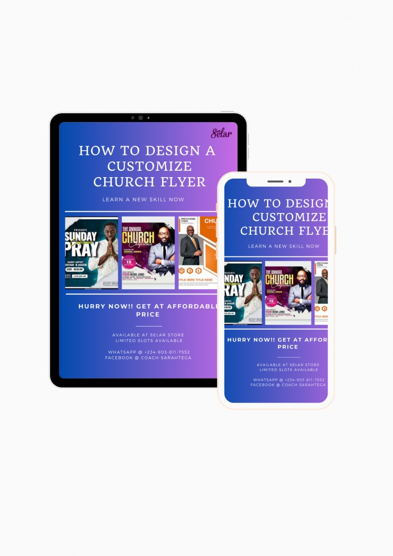 How to Design a Customized Church Flyer (PC)