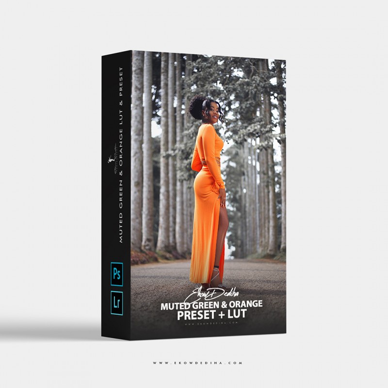 Ekow Dediha Muted Green & Orange Preset and Lut for Color Grading