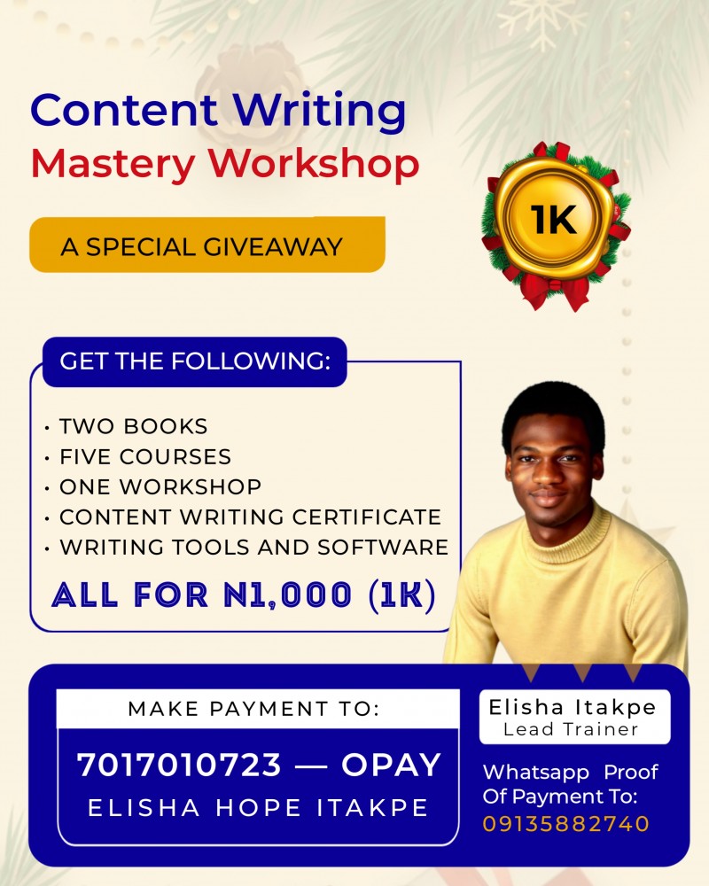 Content Writing Mastery Workshop