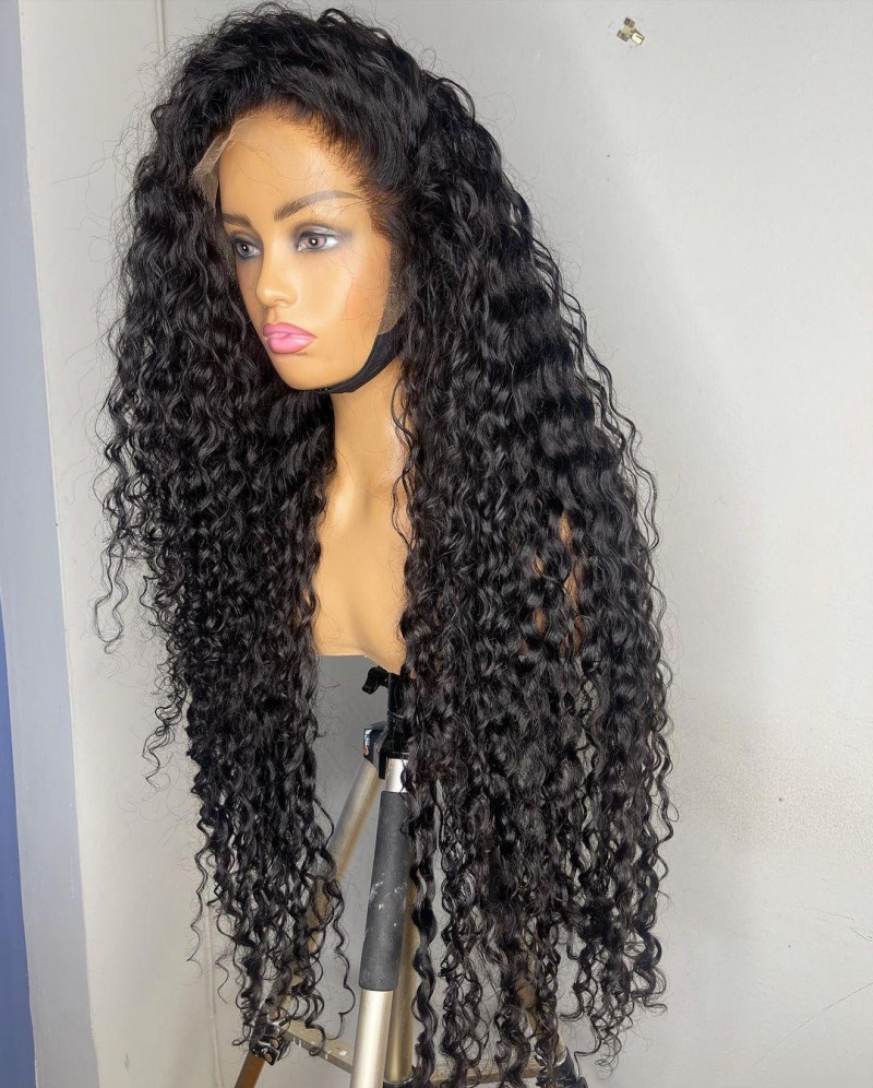 30" Double Drawn Euphoric Curls Frontal Wig