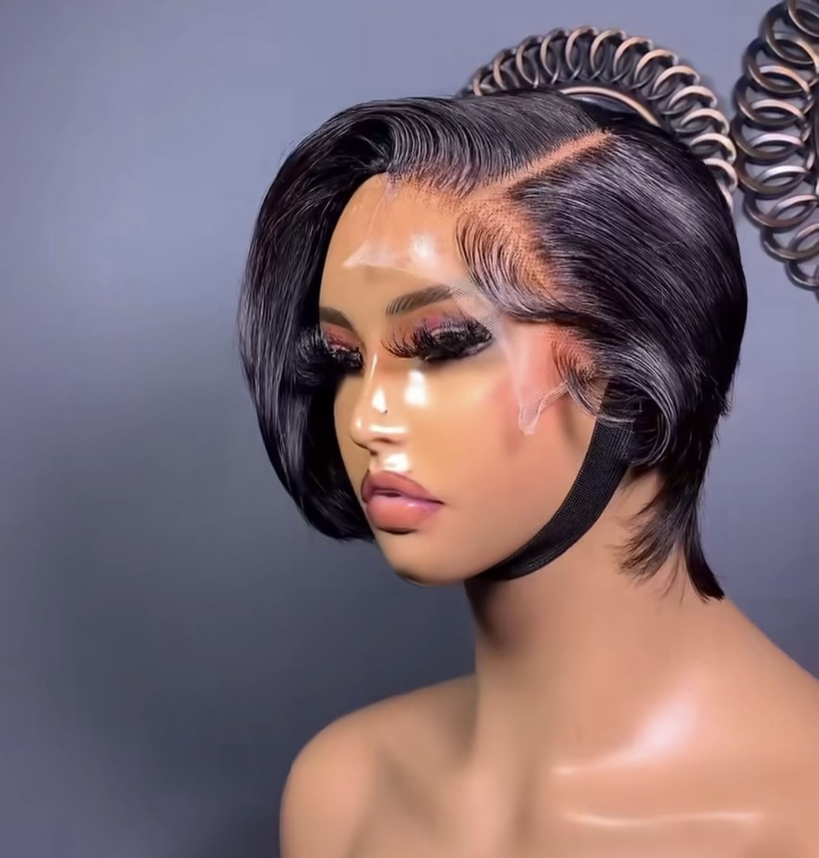 ZAN short Frontal Pixie Cut Wig