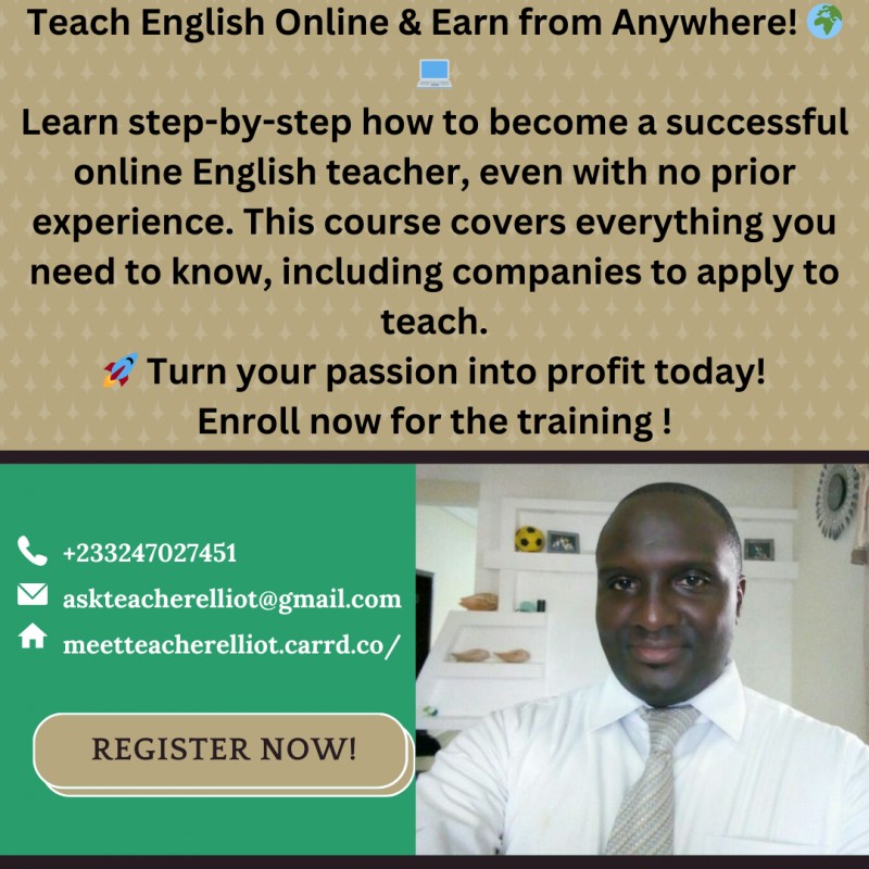 Teach and Earn in Dollars