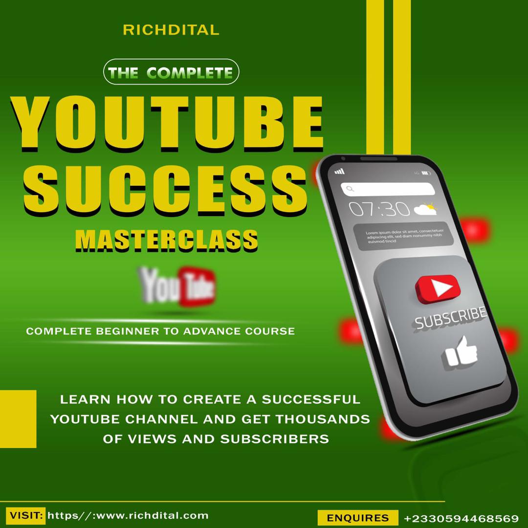 YouTube Masterclass: How to Start and Grow Your Channel in 2024