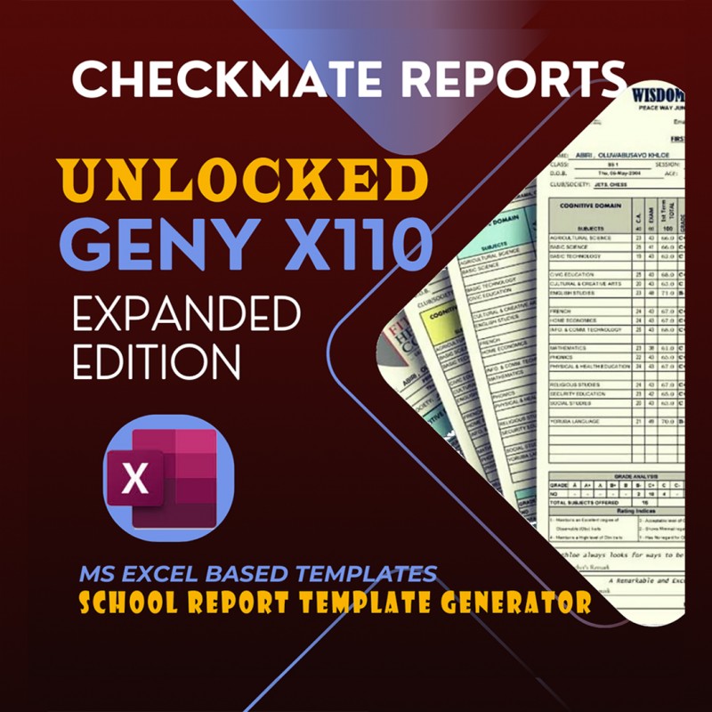 THE UNLOCKED VERSION GENy x110 MINI REPORT GENERATOR TEMPLATE ARD EDITION