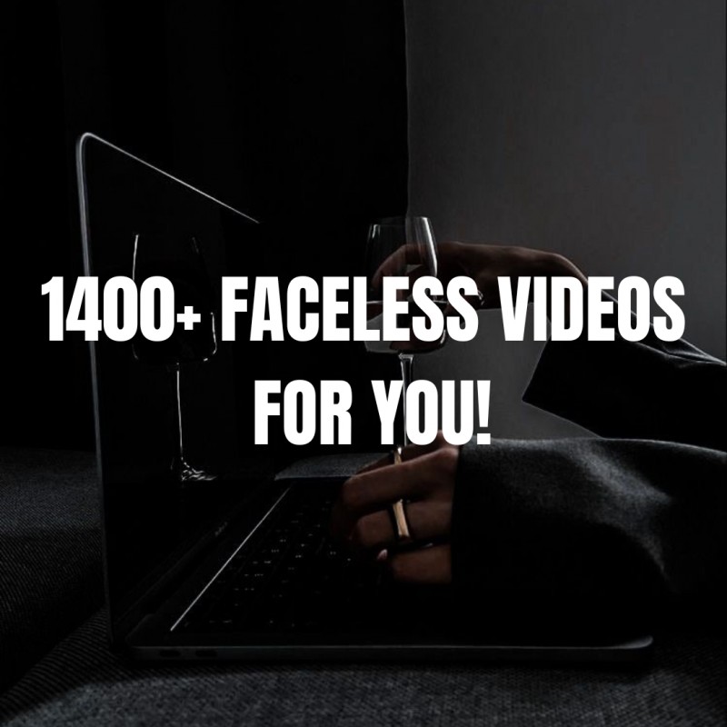 1400+ Faceless Content Videos (With MRR)