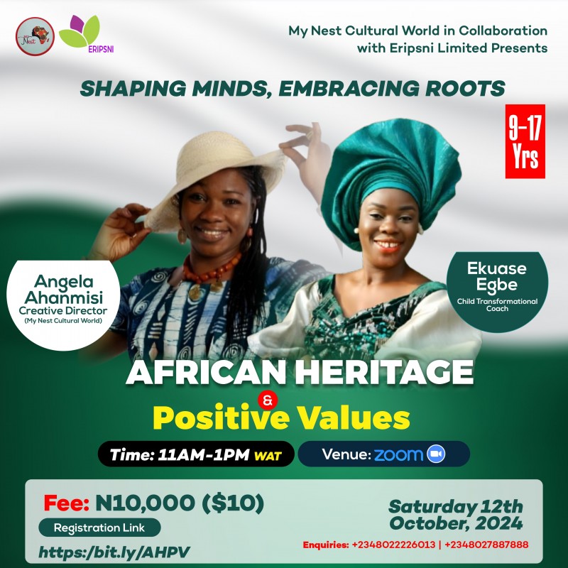 AFRICAN HERITAGE AND POSITIVE VALUES