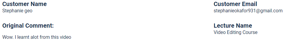 Customer review 2