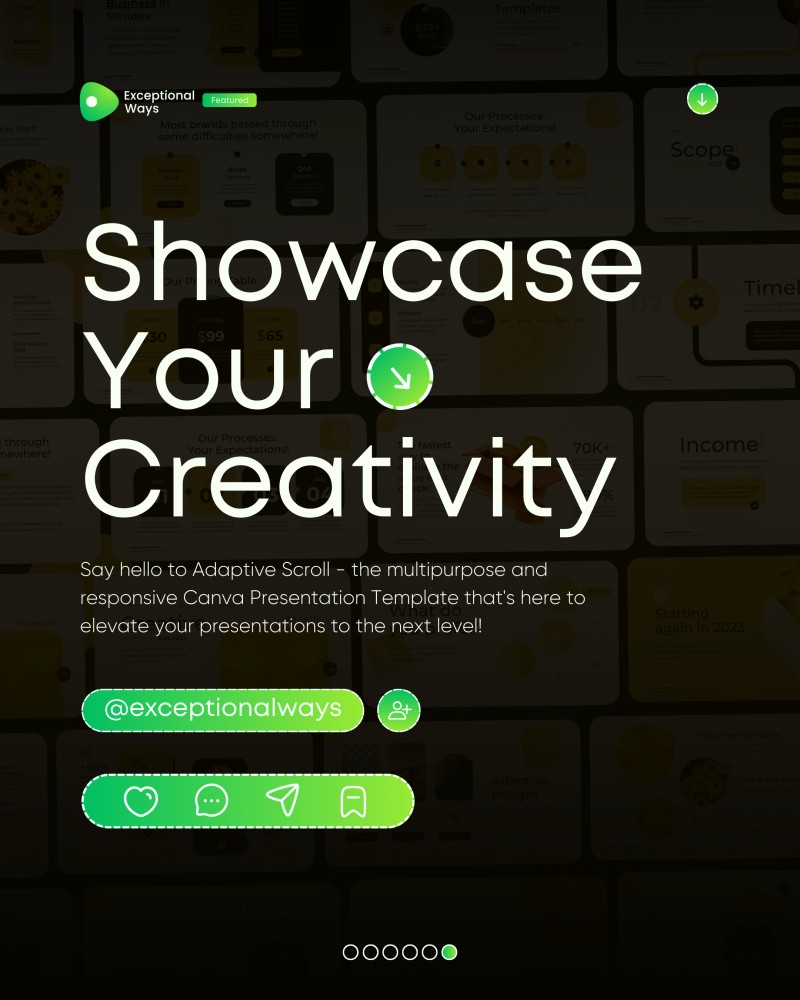 Adaptive Scroll - Multipurpose Canva Presentation Templates
