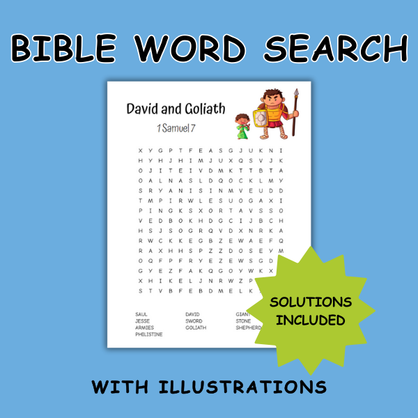 Buy Bible Word Search for Kids Printable by Faye Press on Selar