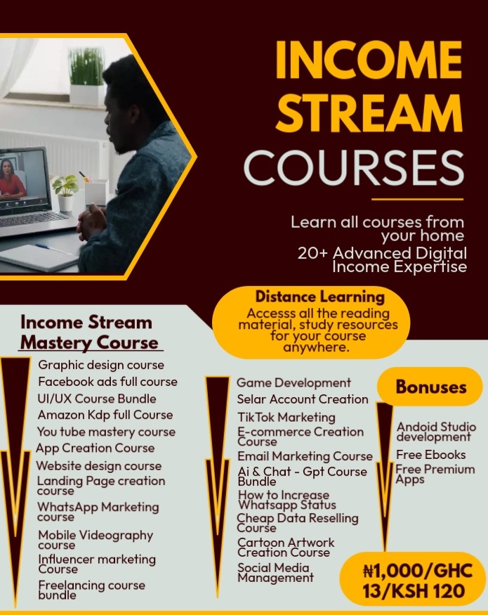 INCOME STREAM MASTERY COURSE
