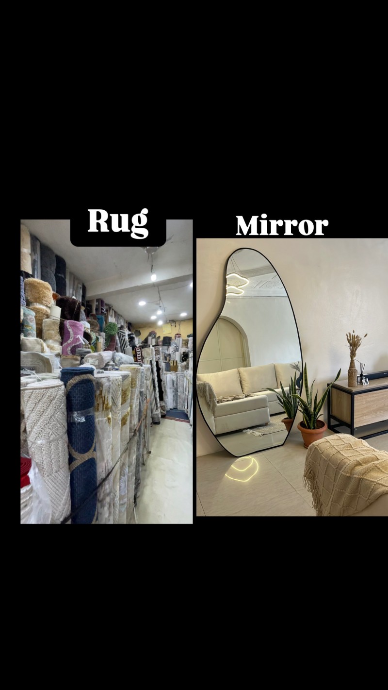 Rug and mirror Vendors (Combo)