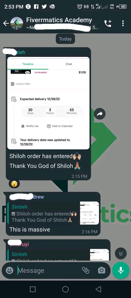 Service on fiveer