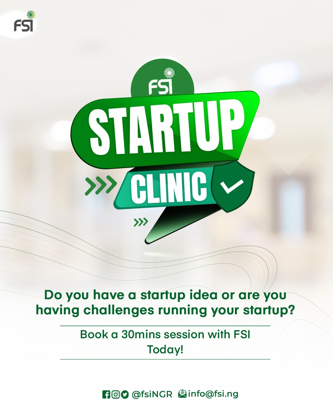 FSI Startup Clinic Session