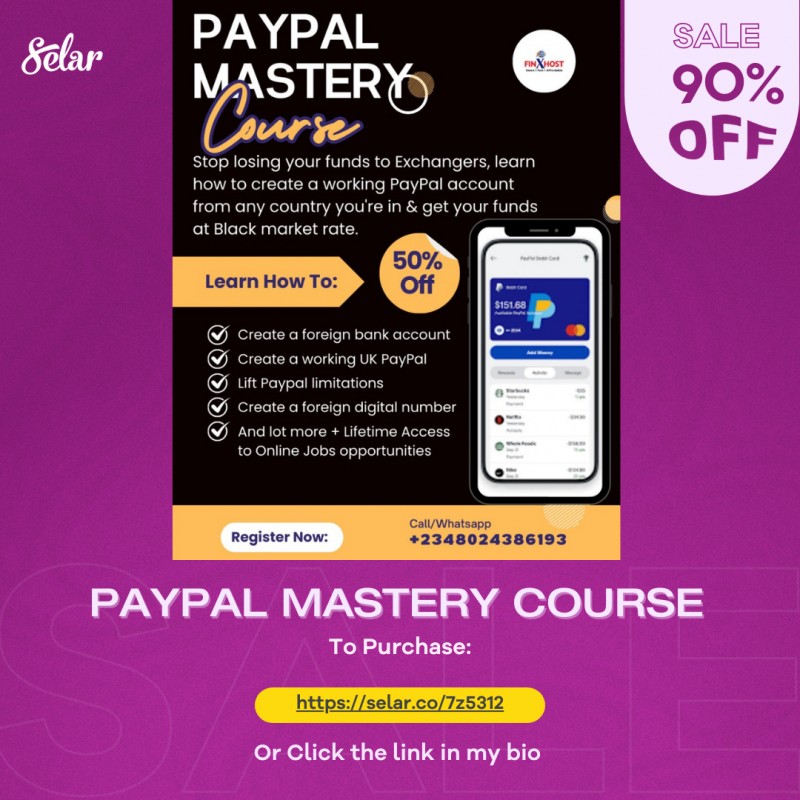 Paypal Mastery + Paypal Business Model Course
