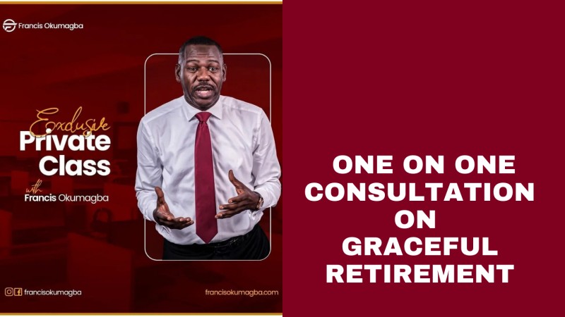 ONE ON ONE CONSULTATION ON RETIRING GRACEFULLY