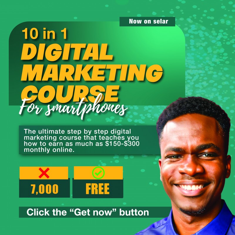 Get 10 in 1 Digital marketing course by Freshly coded on Selar