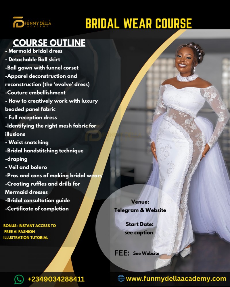 BRIDAL WEAR COURSE