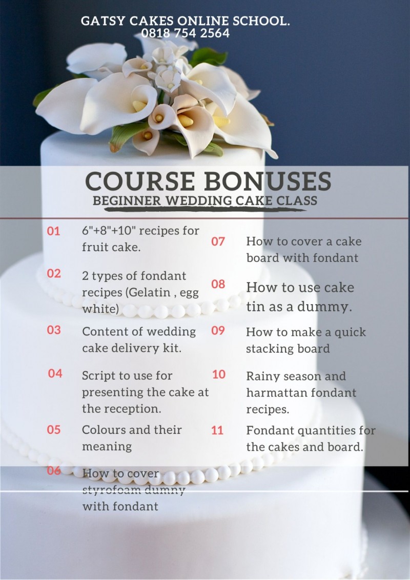 Beginners Wedding Cake Class