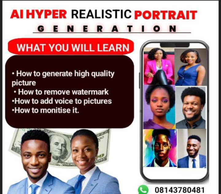 AI  HYPER REALISTIC PORTRAIT COURSE