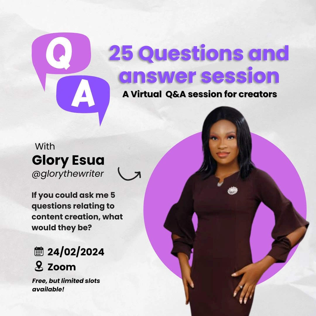 25 Questions With Glorythewriter Replay