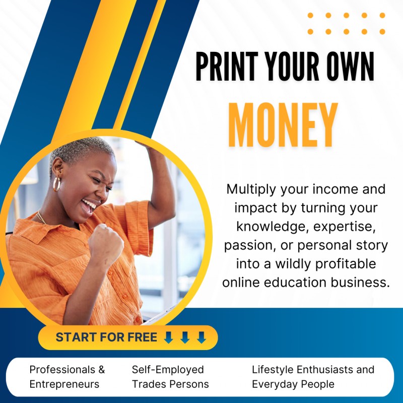 FREE TRAINING - How to multiply your income and impact by turning your knowledge, expertise, passion, or personal story into a thriving online education business.