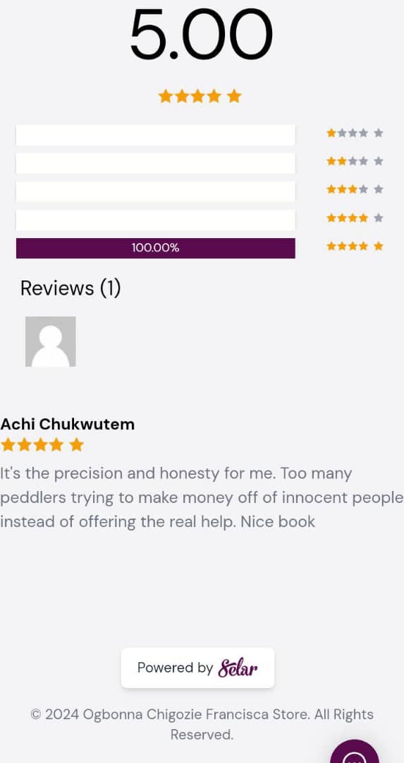 Customer review 1