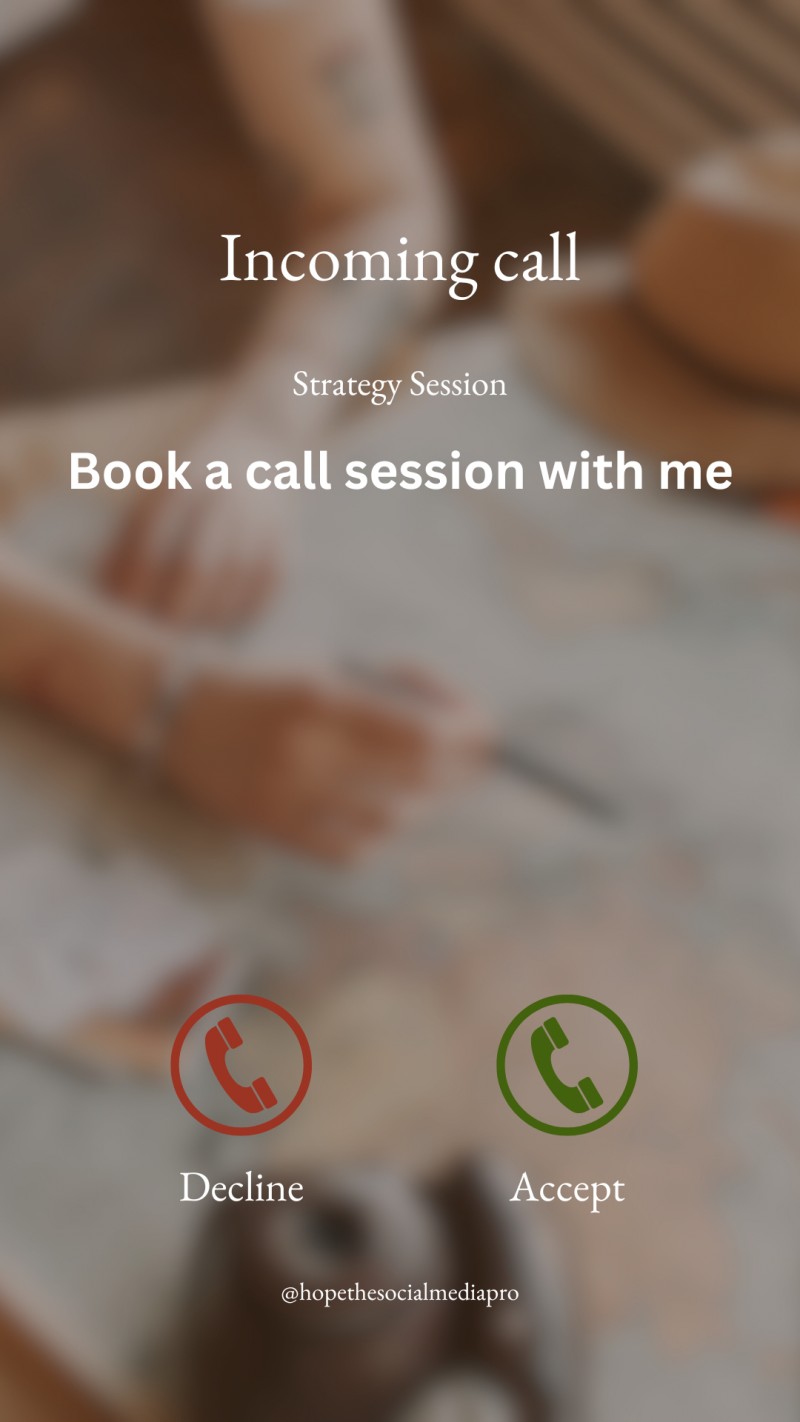 Book A Call Session With Me