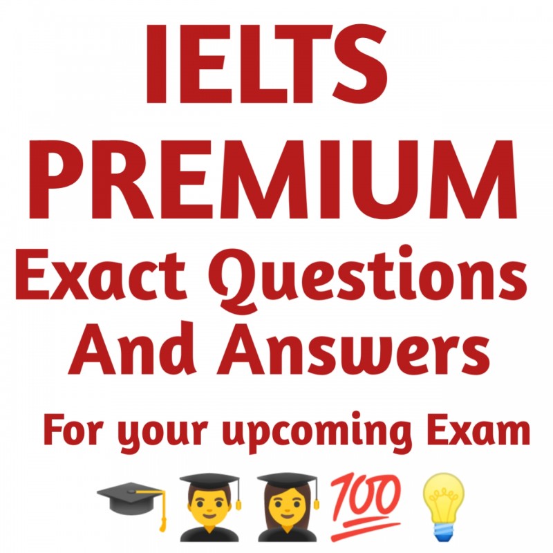 Buy Exact Questions & Answers For Upcoming Exams by IELTS SUPPORT on Selar