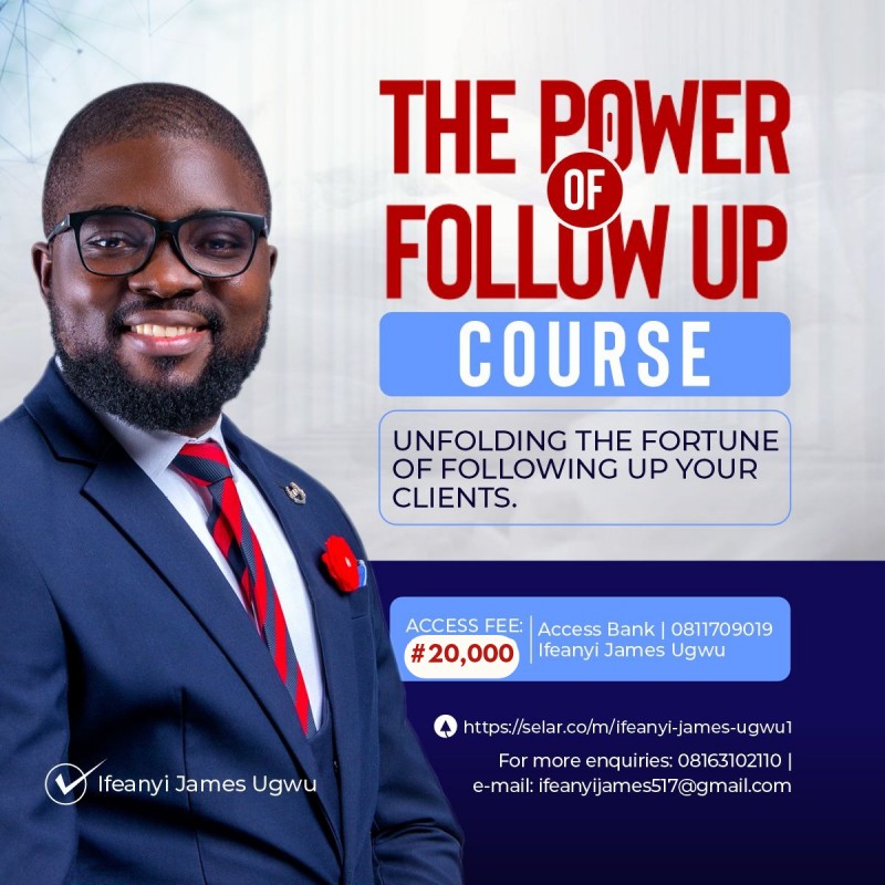 THE POWER OF FOLLOW UP
