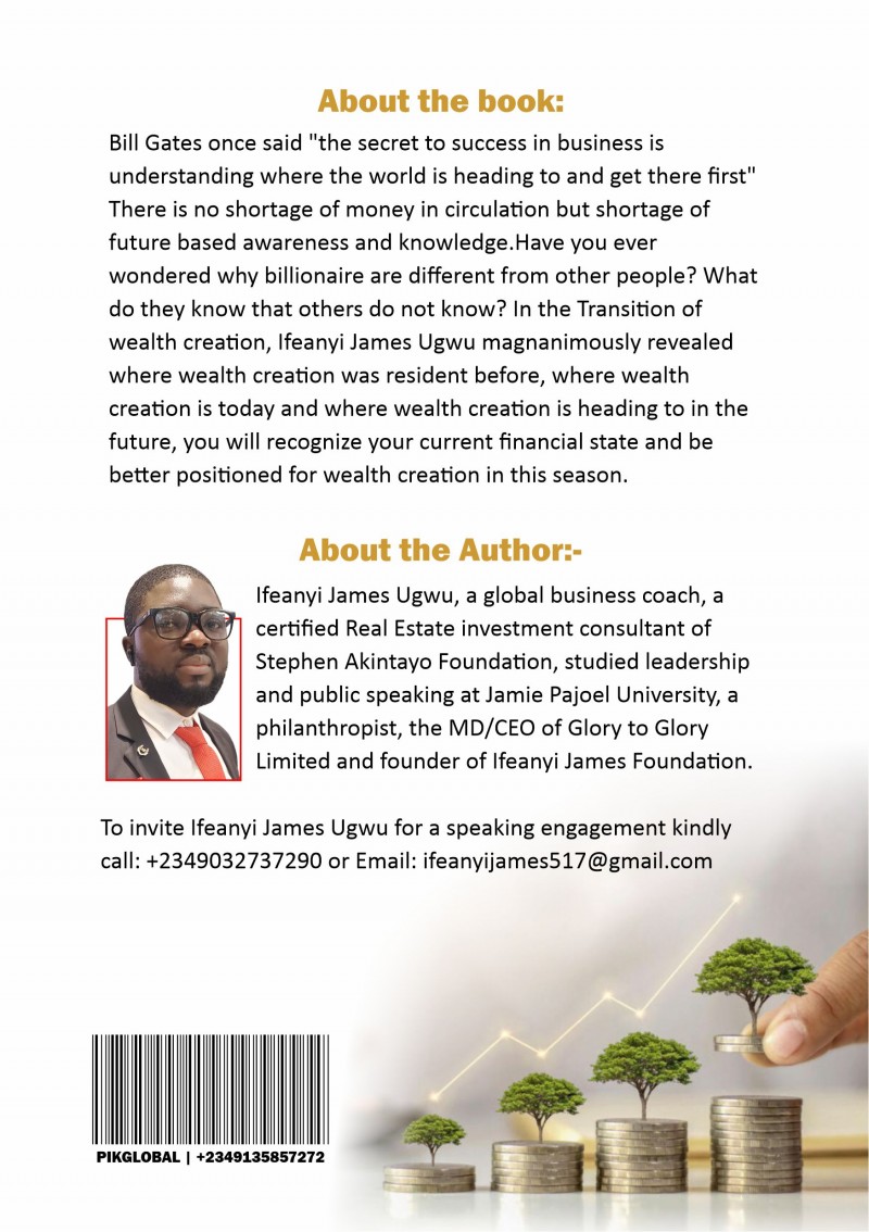 THE TRANSITION OF WEALTH CREATION
