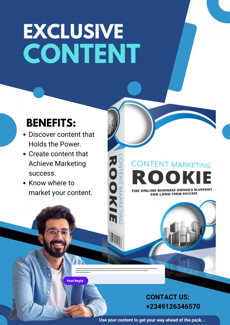 CONTENT MARKETING ROOKIE