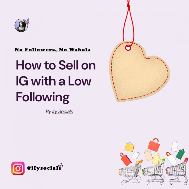 How to Sell on Instagram with a Low Following