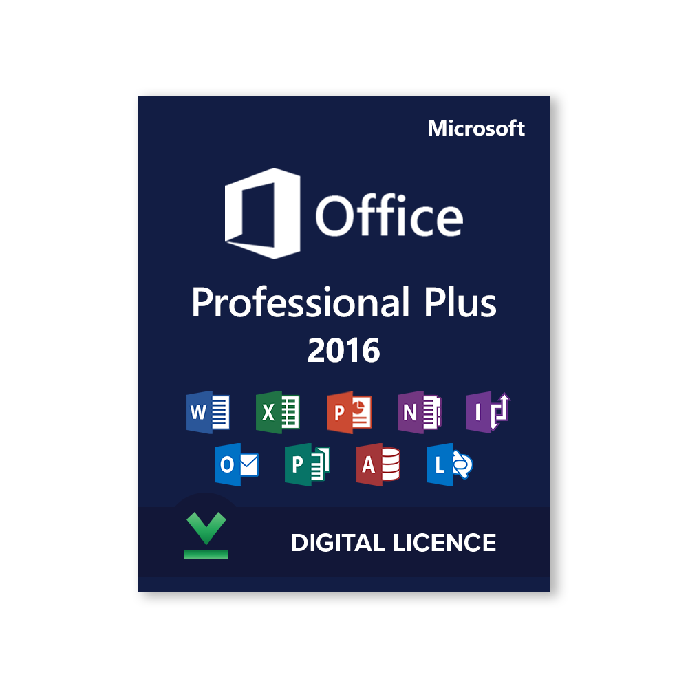 Buy Microsoft Office 2016 Professional Plus Lifetime License 1 Device