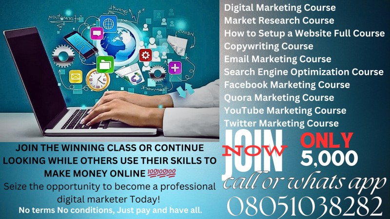 Buy Complete Digital Digital Marketing Course by israel Achichi on Selar