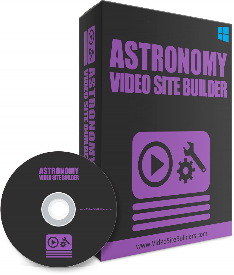 Astronomy Video Site Builder Cover