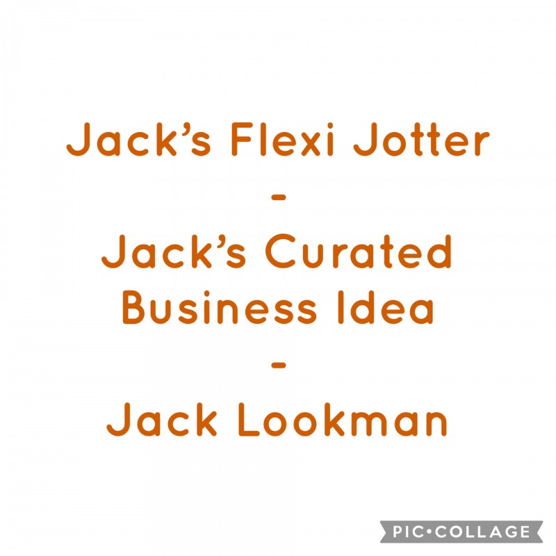Jack's Flexi Jotter - Jack's Curated Business Idea - Jack Lookman